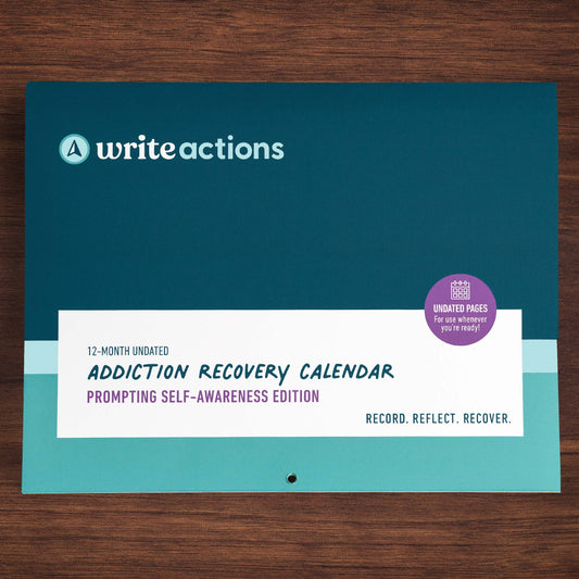 Addiction Recovery Calendar: Prompting Self-Awareness Edition (with Personal Response Notebook)